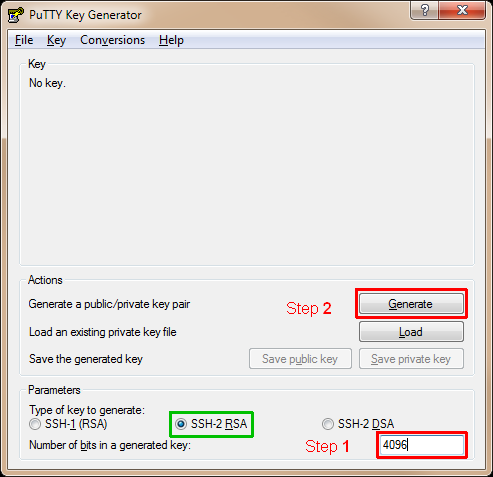 PuTTYgen (PuTTY Key Generator) Part I