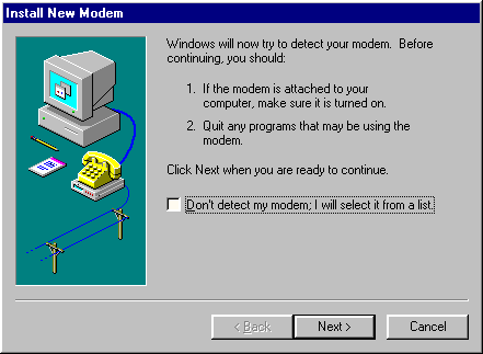 Modem Wizard