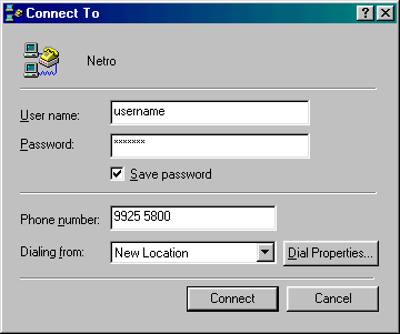 Connect to Netro